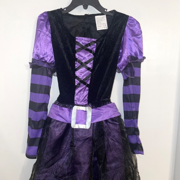 Little Naughty Violet Witch Girls Costume Size Large - Picture 6 of 16